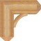 Ekena Millwork Thorton Craftsman Rough Sawn Bracket, Western Red Cedar, 6"W x 18"D x 18"H BKT06X18X18THR04RWR - alternate 3